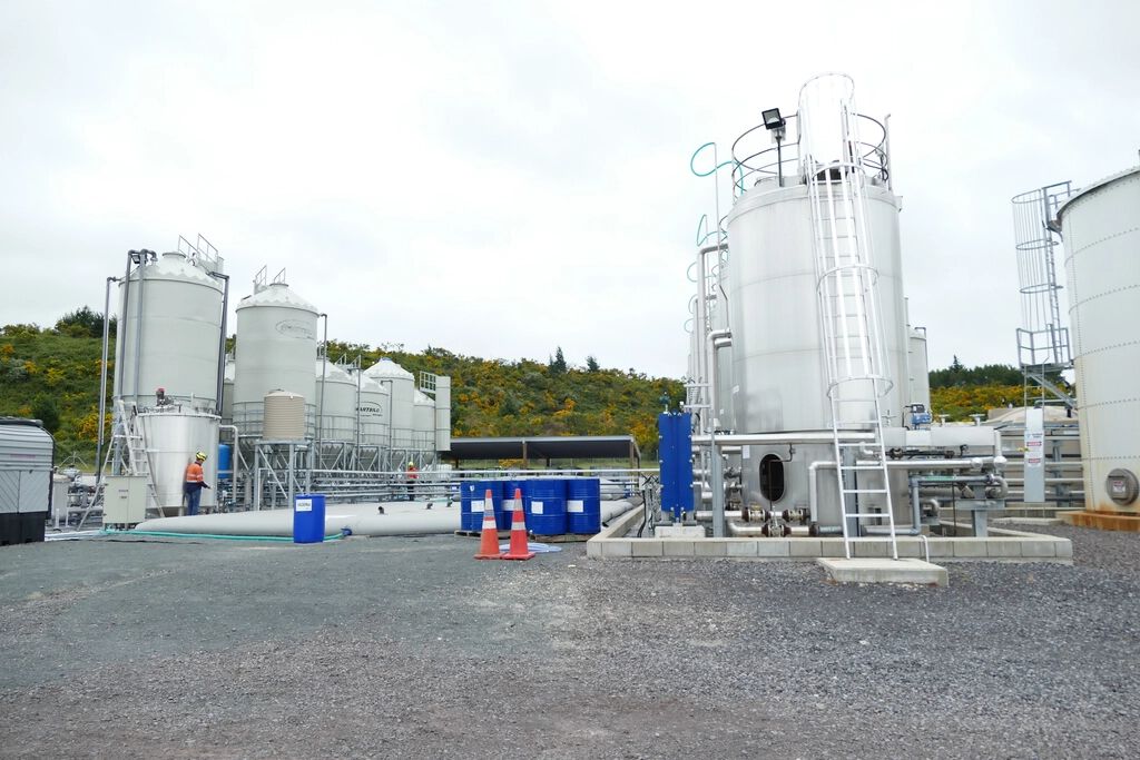 Industrial water treatment tanks