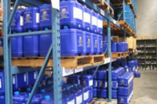 Treatment chemicals in storage