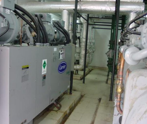 Chiller plant room