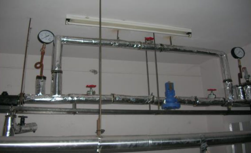 Insulated steam lines