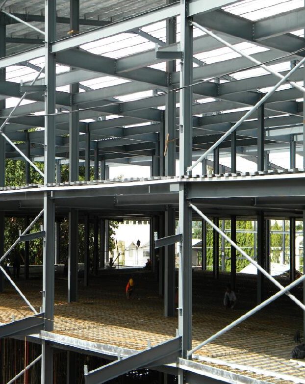 Multi-storey steel frame